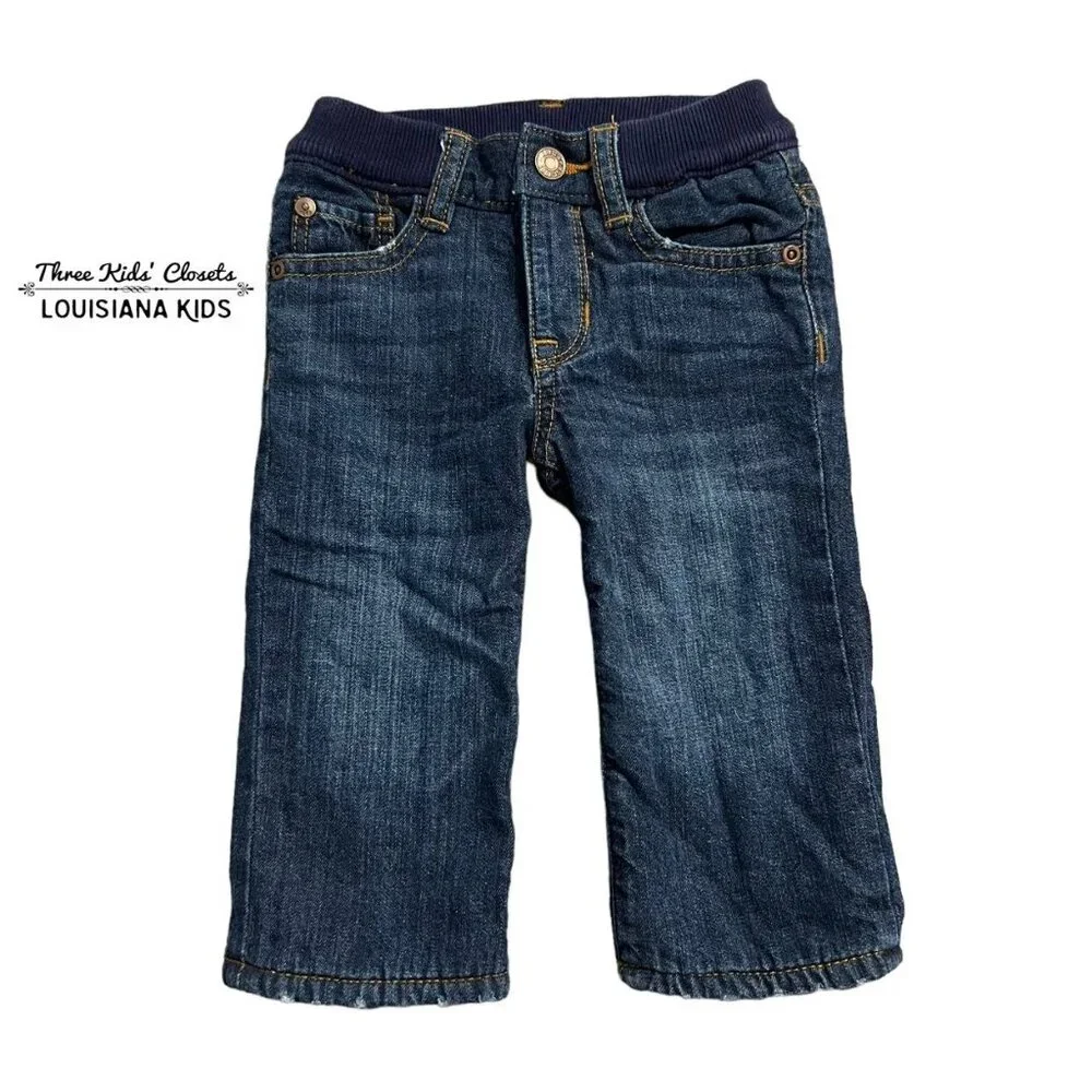 Baby Gap 6-12m Fleece Lined Pull-On Jeans